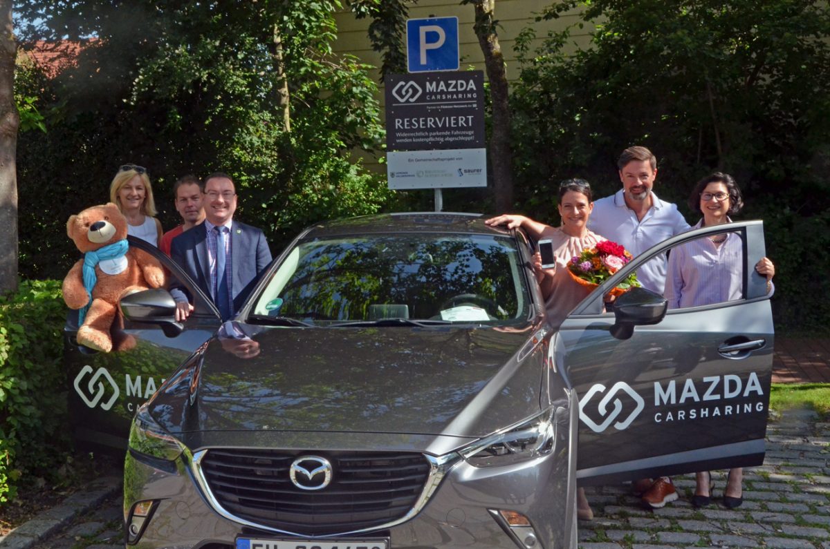 Hallbergmoos_Carsharing_Saurer_Mazda